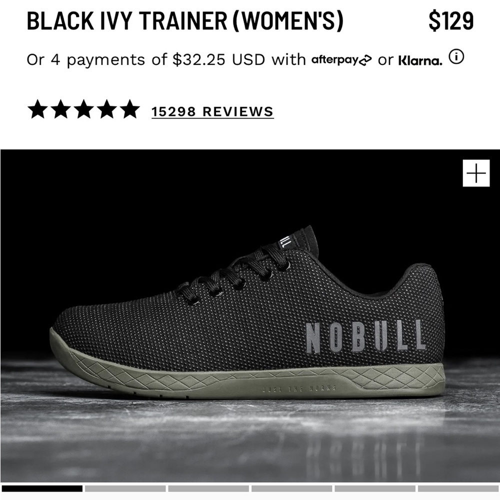 Women’s Black Ivy Trainers from NoBull
